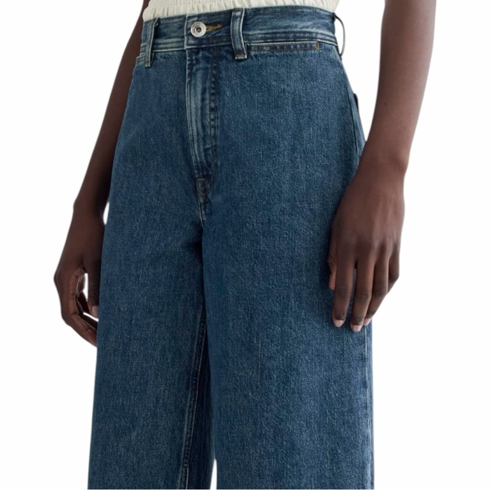 Everlane NWT The Mariner Cropped Jean in Mid Indigo Size 28R - Picture 4 of 14
